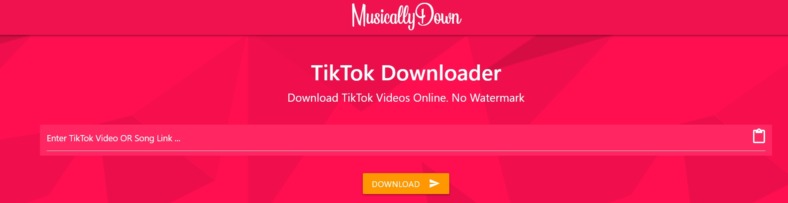 Tiktok downloader musicaldown 